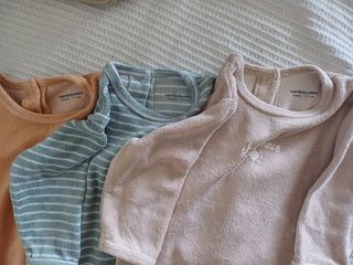 3 Pijamas terciopelo Bebé Vertbaudet 