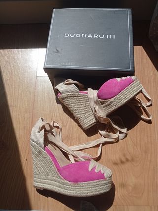 Alpargatas Buonarroti rosas