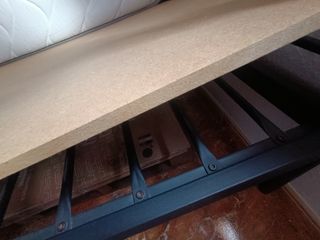 Cama negra hierro forjado + colchón