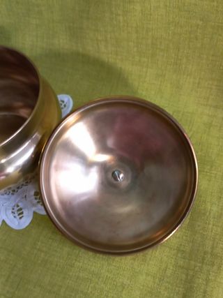 Centrotavola in puro ottone vintage