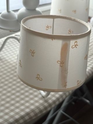 Lámpara infantil blanca 3 luces