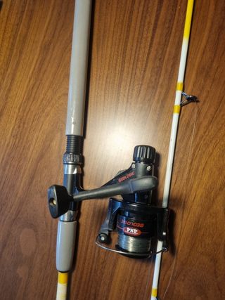 Caña y carrete pesca Decathlon