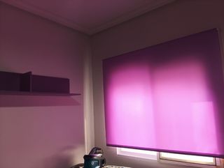 Habitación juvenil completa morada