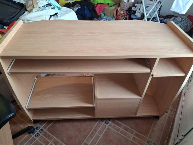 Mesa escritorio madera - beige