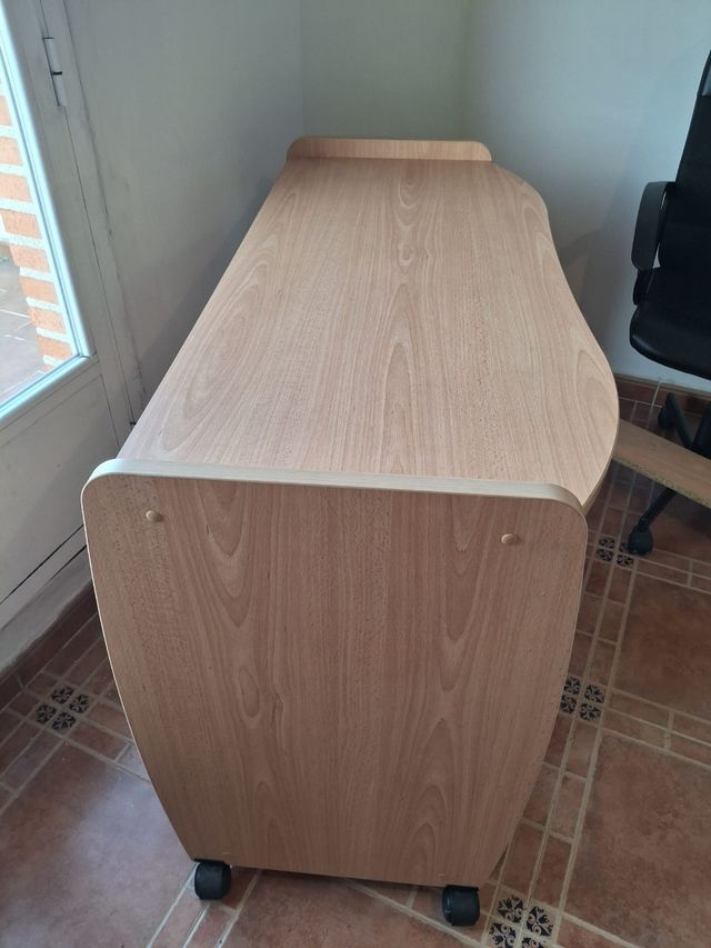 Mesa escritorio madera - beige