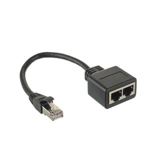 Cable divisor RJ45 Ethernet Cat 5 Cat 5e Cat 6 y 7