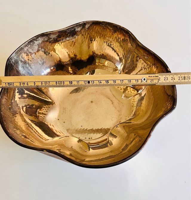 Vassoi vintage metallo set in silver plated