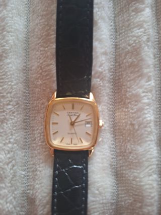 Certina dorado | Reloj cuarzo mujer chapado oro