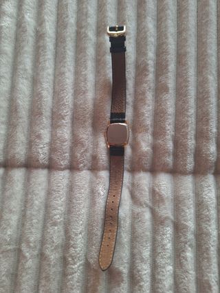 Certina dorado | Reloj cuarzo mujer chapado oro