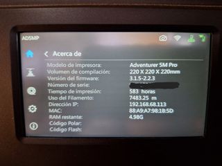 IMPRESORA 3D FLASHFORGE ADVENTURER 5M PRO