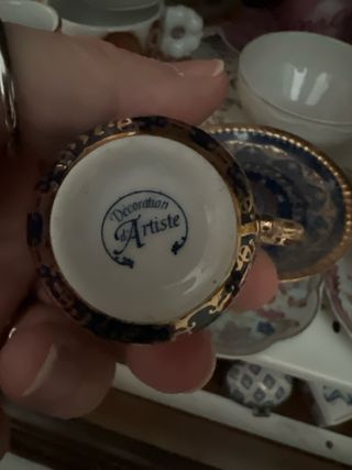 7 Tazzine caffè porcellana vintage