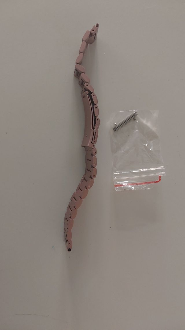 Pulsera reloj acero rosa NUEVA.