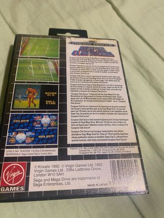 Sega Mega Drive - European Club Soccer