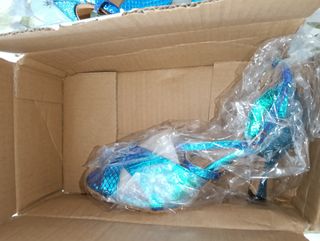 Zapatos baile salón azul