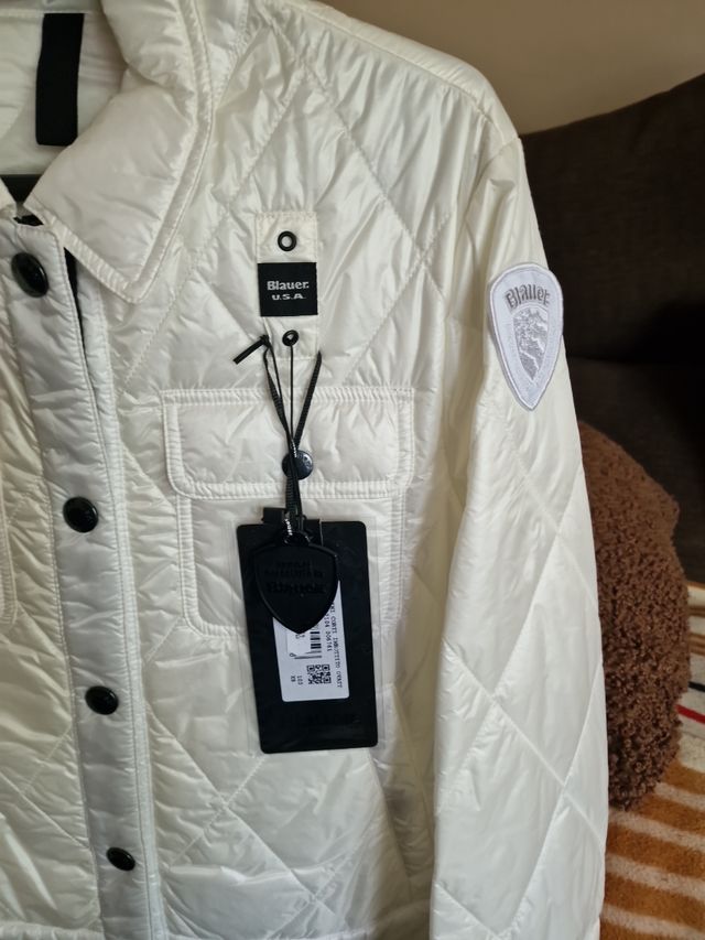 Chaqueta Blauer blanca acolchada