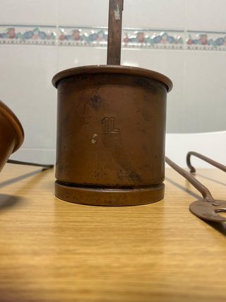 Antiguos Utensilios cocina de cobre