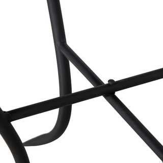 Tavolino da Giardino Rotondo in Metallo con Piano