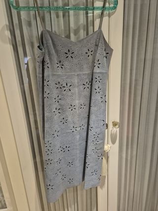 Vestido y chaqueta gris - Talla M