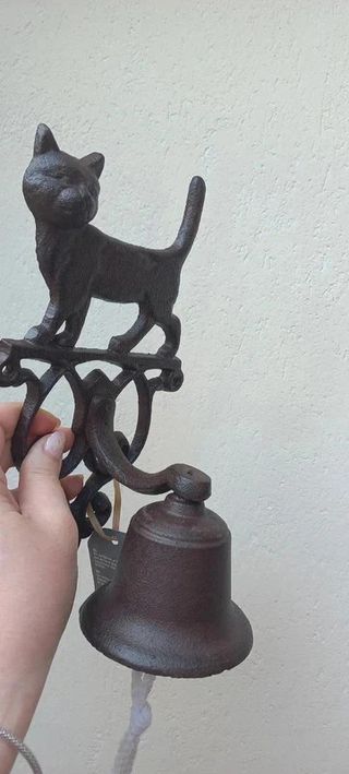 Campana da parete con gatto. Nuova