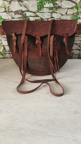 Borsa a spalla in cuoio