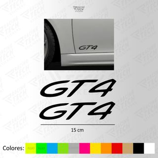 Pegatinas Porsche GT4