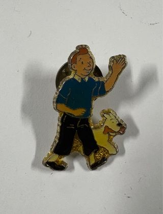 Pin de Tintín y Milú