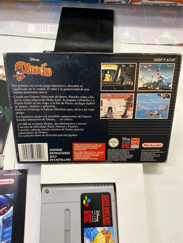 Super Nintendo - Disney Pinocho PAL