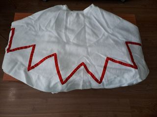 Traje jota aragonés rojo y blanco