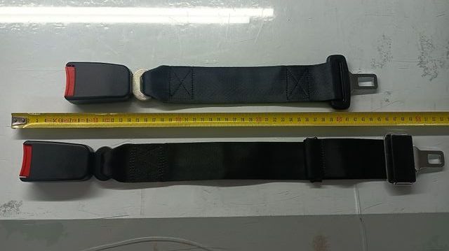 2 Extensores cinturón seguridad coche