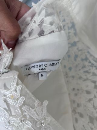 Vestido novia blanco - Talla M