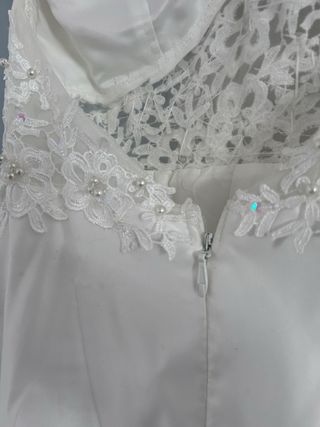 Vestido novia blanco - Talla M
