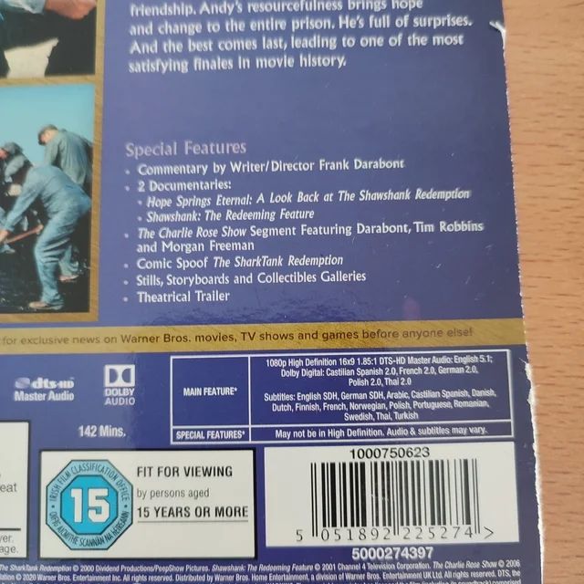 Cadena Perpetua - Steelbook Blu-ray