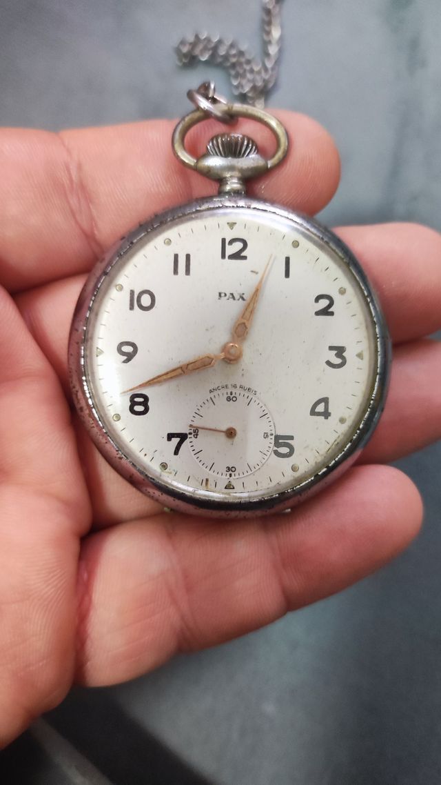 Reloj Bolsillo PAX antiguo