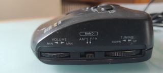 Radio despertador SABA negro