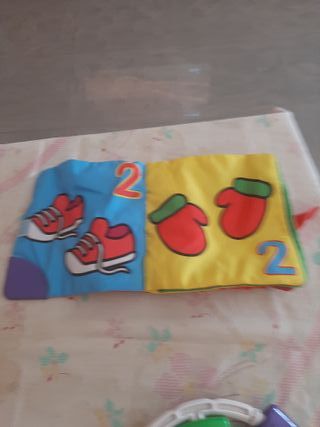 Sonajero bebe miky mause y li ro tela numeros 