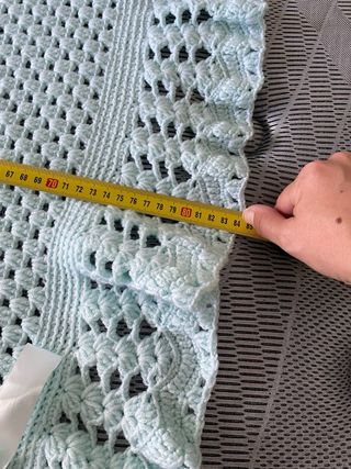 Toquilla bebé crochet - mint