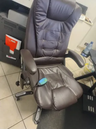 Poltrona color Caffè Ufficio/Gaming HOMCOM