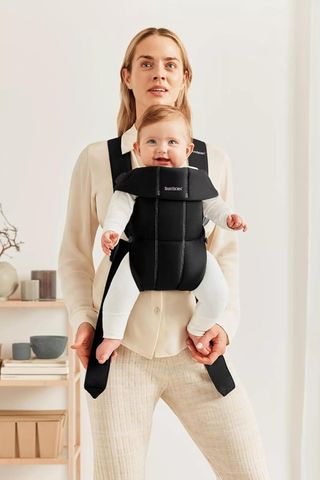 Mochila Porteo BabyBjörn Mini Ergonomica Negra