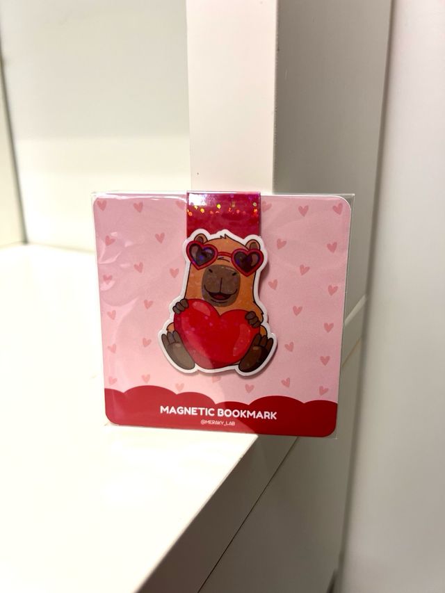 Segnalibro Capibara Magnetico cuore