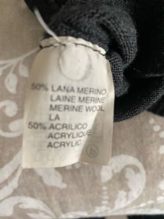 Jersey negro Genfins - 50% Merino