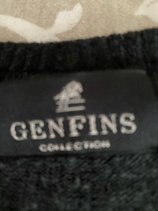 Jersey negro Genfins - 50% Merino