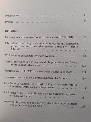 I JORNADAS DE HISTORIA FUERTEVENTURA Y LANZAROTE
