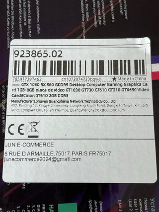 Tarjeta gráfica GT 610 GDDR3