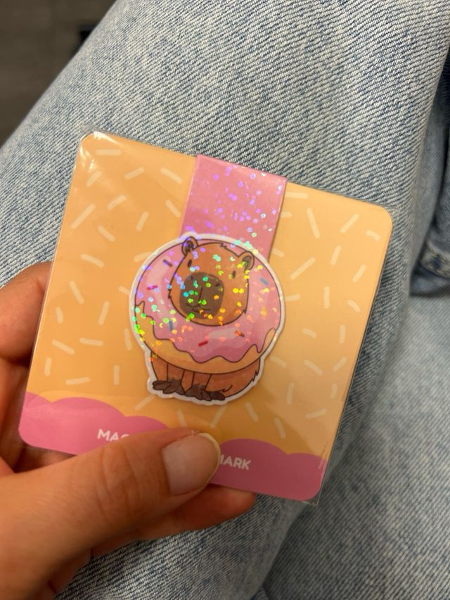 Segnalibro Capibara Donuts Magnetico