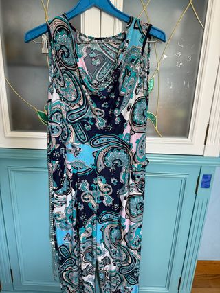 Mono largo estampado paisley