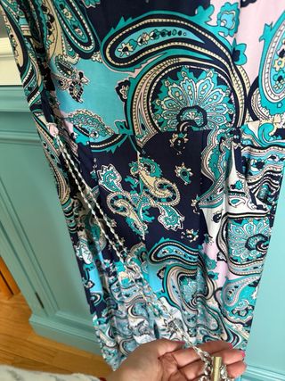 Mono largo estampado paisley