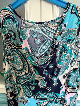 Mono largo estampado paisley