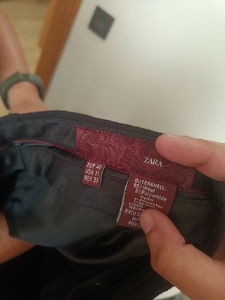 Traje Zara hombre negro