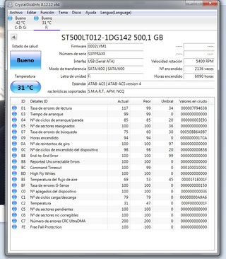 DISCO DURO SEAGATE 500GB - 2,5 - SATA