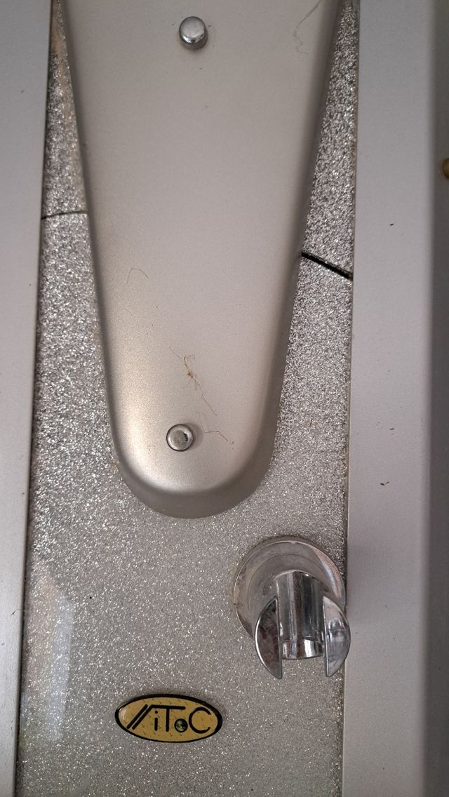 Columna ducha hidromasaje plata